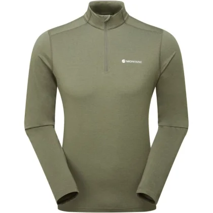 Montane Dart Xt Zip Neck, pánské, zelená