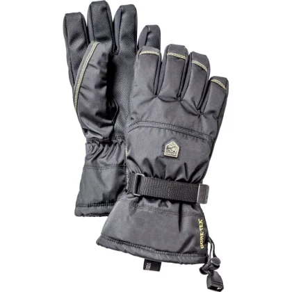 Lyžařské rukavice Hestra Gore-Tex Gauntlet, juniorské, černé