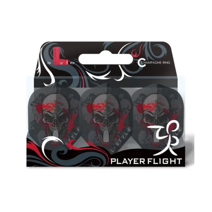 Letky na šipky L-Style L1Pro Ryan Searle V2 průhledné černé
