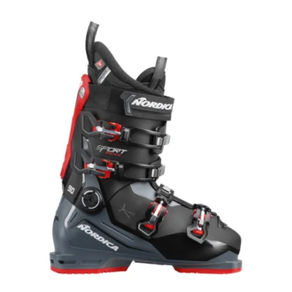 Pánské lyžařské boty na sjezdovku - on piste NORDICA SPORTMACHINE 3 90-BLACK-ANTHRACITE-RED