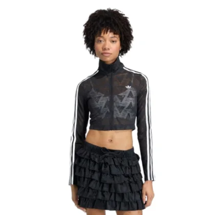Dámská mikina se zipem ADIDAS ORIGINALS FIREBIRD LACETT BLACK