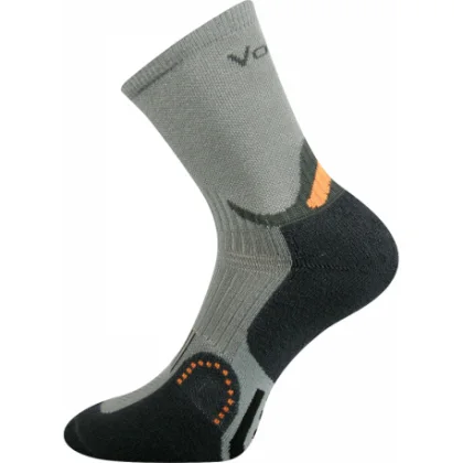 Běžecké kompresní ponožky VOXX 1 PACK- ACTROS-Light grey