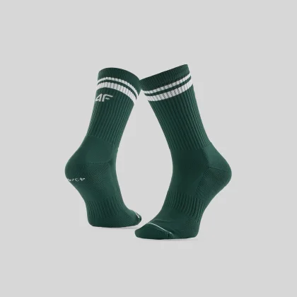 4F Tenisové ponožky dlouhé (2-pack) pánské - zelené 43-46