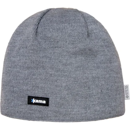 Kama Pletená Merino, čepice, šedá