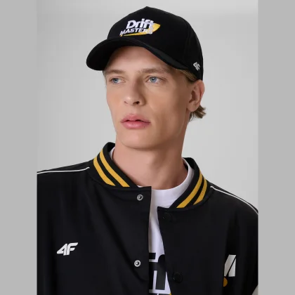Unisex snapback kšiltovka 4F | Drift Masters - černá