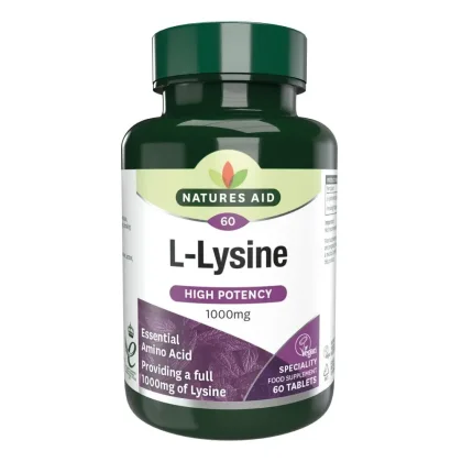 Natures Aid L Lysine 1000 mg 60 tablet