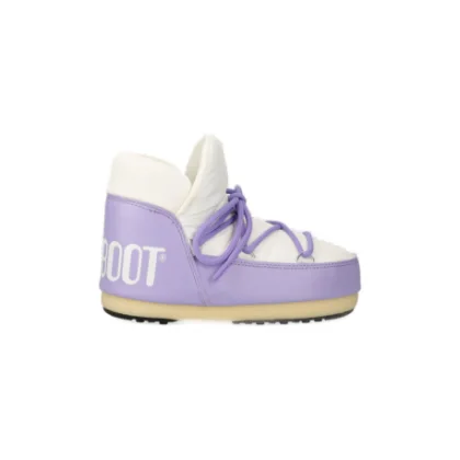 Dámské kotníkové zimní boty MOON BOOT PUMPS BI-COLOR, 001 lilac-white