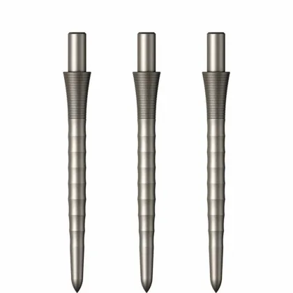 Náhradní hroty na steel šipky Mission Sniper Ripple 28mm, stříbrné - 3ks