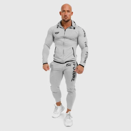 Pánská sportovní SlimFit souprava Iron Aesthetics Beyond the Future, černá