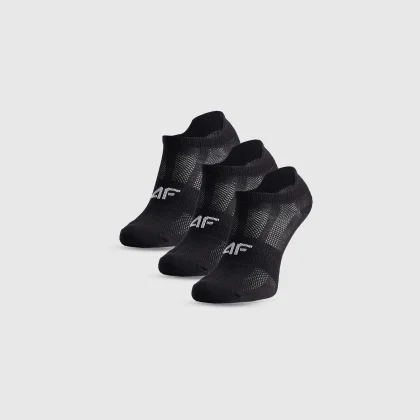 Chlapecké sportovní kotníkové ponožky (3-pack) - černé