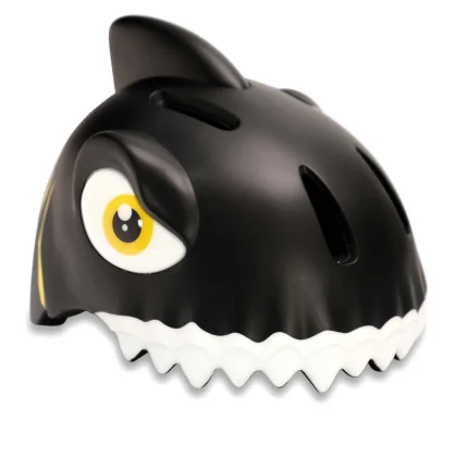 Crazy Safety Shark, cyklistická helma, junior, šedá
