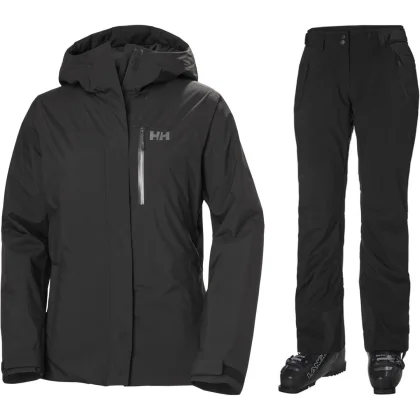 Helly Hansen Snowplay Lyžařská sada, dámská, černá