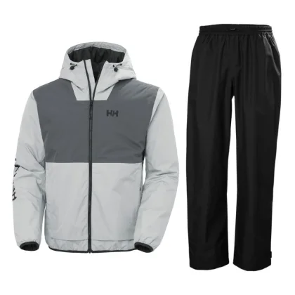 Helly Hansen Ervik Pláštěnka, pánská, grå/sort