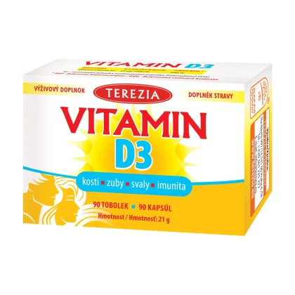 Terezia Vitamín D3 1000 IU 90 tablet