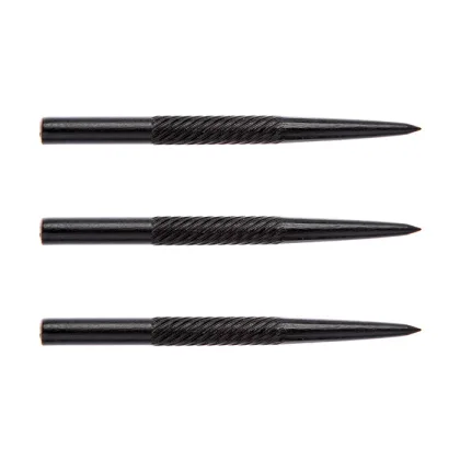 Hroty na šipky Winmau steel spirálové, kovové, černé 32mm