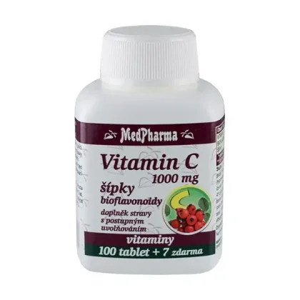 MedPharma Vitamín C 1000 mg s šípky 107 tablet