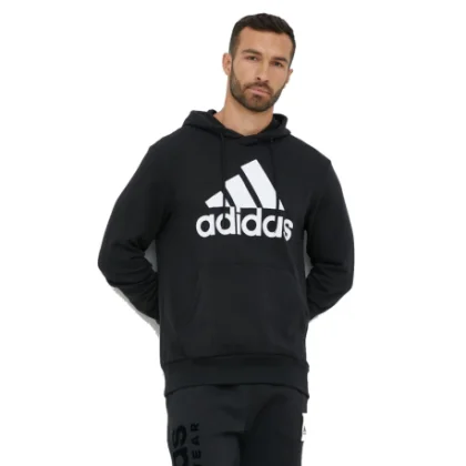 Pánská mikina s kapucí ADIDAS M BL FT HD-IC9363-Black