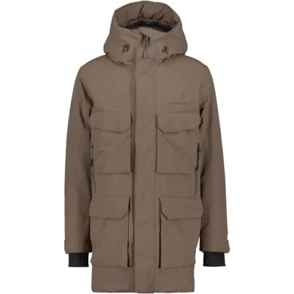 Didriksons Drew, parka, pánská, hnědá