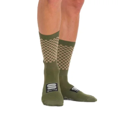 Pánské cyklistické ponožky SPORTFUL Checkmate socks, beetle