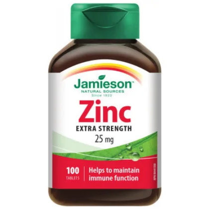 Jamieson Zinek 25 mg 100 tablet