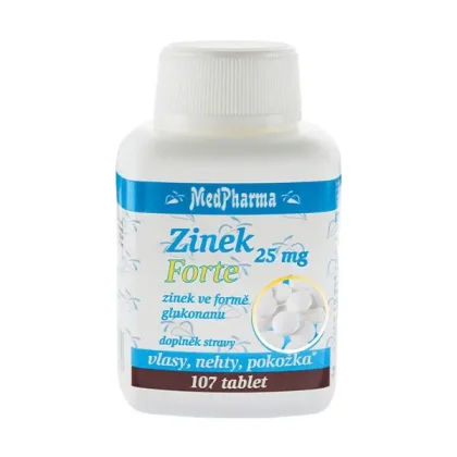 MedPharma Zinek 25 mg Forte 107 tablet