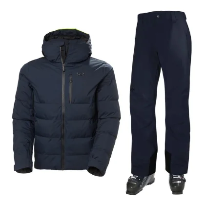 Helly Hansen Kvitfjell Race Puffy Lyžařská sada, pánská, blå/mørkeblå