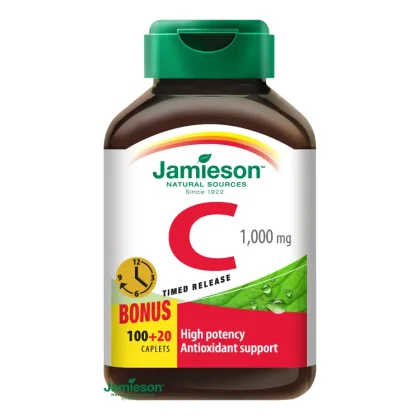 Jamieson Vitamín C 1000 mg s postupným uvolňováním 120 tablet