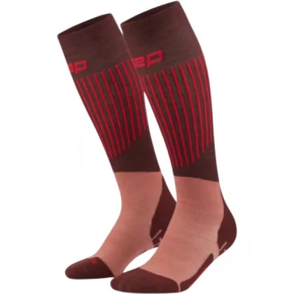 CEP Ski Ultralight Socks Tall 3.0, lyžařské ponožky, pánské, hnědé