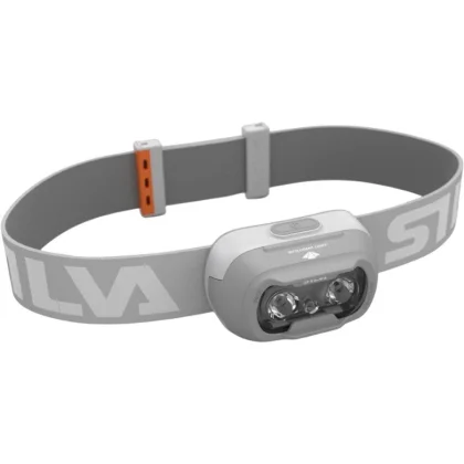 Silva Seek 450 Recharge, Whiteout, čelovka, světle šedá