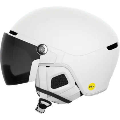 POC Obex Visor, lyžařská helma s hledím, hydrogen white