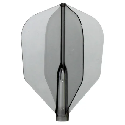 Letky na šipky Cosmo Fit Flight Air Shape průsvitné černé