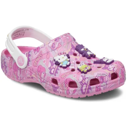 Dívčí kroksy (rekreační obuv) CROCS Classic Hello Kitty Clog pink