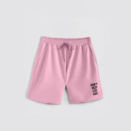 Kraťasy, Barva Černá, s Potiskem Hedrix Leg Day
