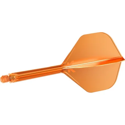 Target K-Flex Neon oranžové, No2 letky a dlouhé násadky