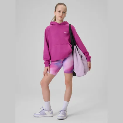 Dívčí sportovní cyklistické legíny - multicolor