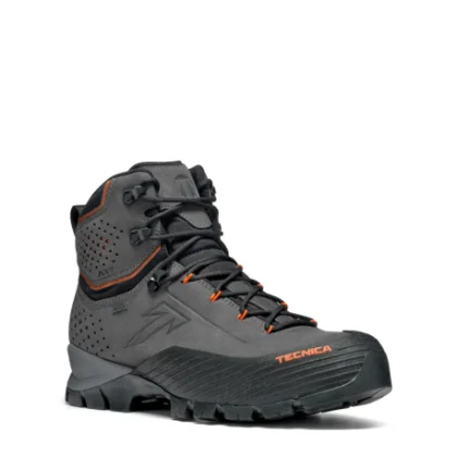 Pánská vysoká turistická celokožená obuv TECNICA Forge 2.0 GTX Ms, deep grey ultra orange