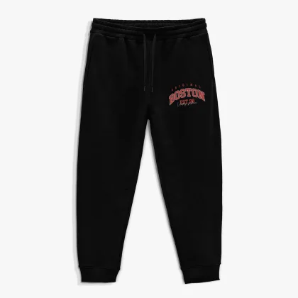 Tepláky Jogger , Barva Černá, s Potiskem Boston Original