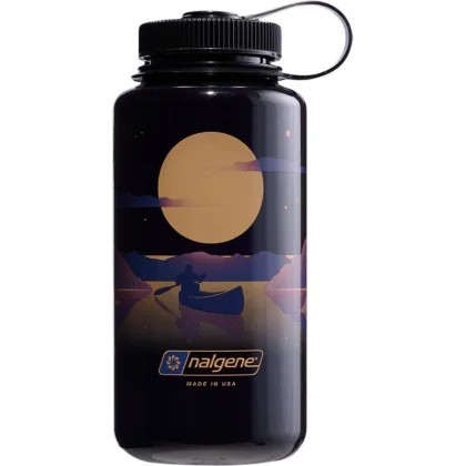 Nalgene wide mouth sustain, láhev na pití, 1000 ml, landscape moonset