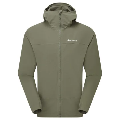 Montane Tenacity Hoodie, softshellová bunda, pánská, zelená
