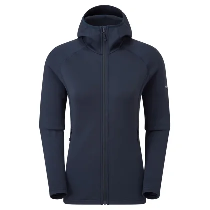 Montane F Fury Hoodie, fleecová mikina, dámská, zelená