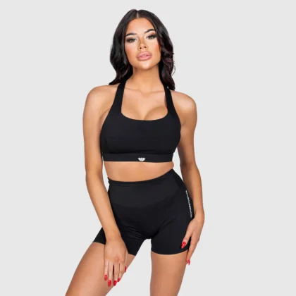 Sportovní podprsenka Iron Aesthetics Reflex, černá