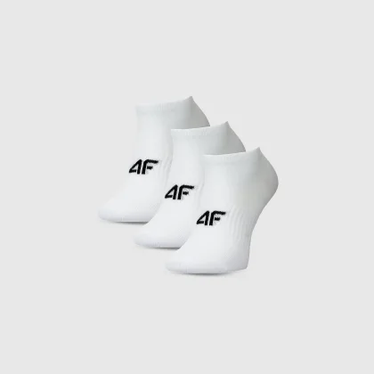 Chlapecké casual ponožky pod kotník (3-pack) - bílé
