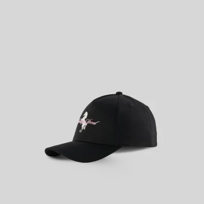4F Kšiltovka strapback dívčí - černá one size