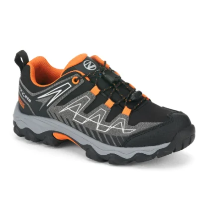 Dětská nízká turistická obuv TREZETA Thunder Wp Kid, Grey Orange