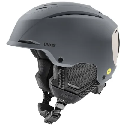 Uvex Resolution MIPS, lyžařská helma, šedá