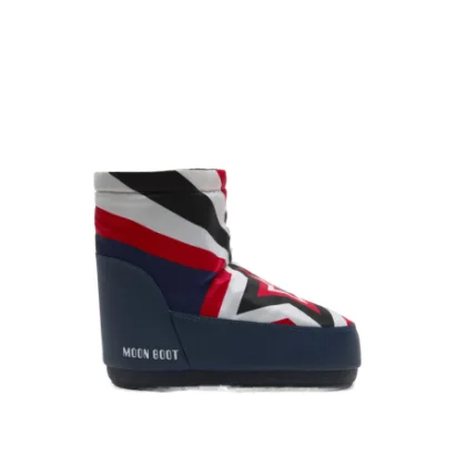 Kotníkové zimní boty MOON BOOT MB ICON LOW NOLACE COMET, FV21 MOON BLUE MULTICOLOUR
