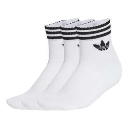 Ponožky ADIDAS ORIGINALS 3 PACK-ANKLE S WHITE WHITE WHITE