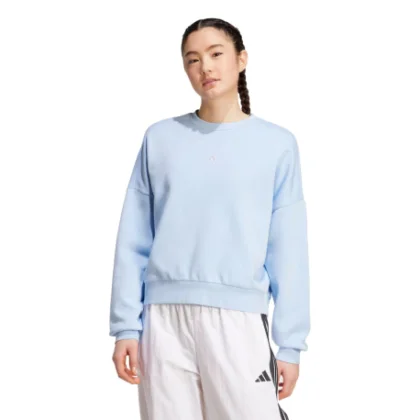 Dámská zateplená mikina ADIDAS W SL FC SWT GLOBLU WHITE