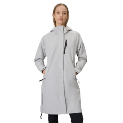 Dámská turistická bunda s kapucí 4F TECHNICAL JACKET F1114-27S-COLD LIGHT GREY