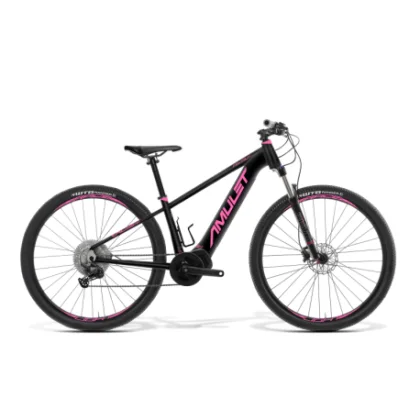 Dámské horské elektrokolo AMULET 29 eRival 4.0 SR, black matt pink